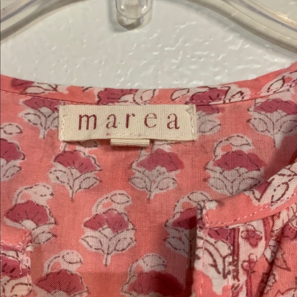 MAREA WOMENS TIKI DRESS COVERUP MINI PINK XS - Picture 3 of 7